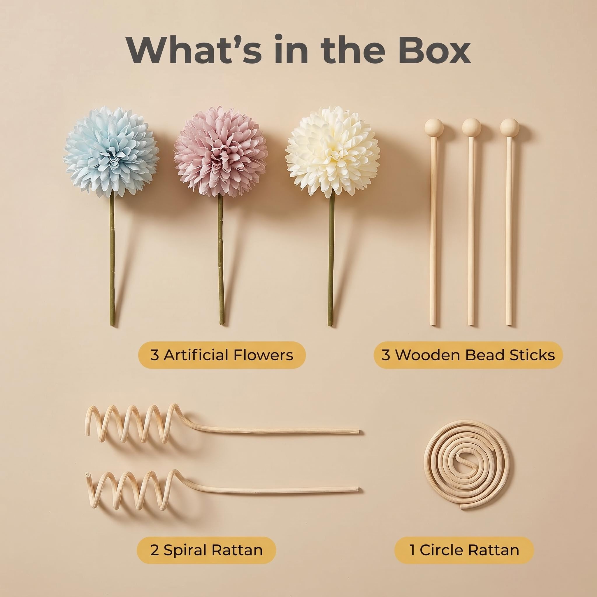 Набор диффузорных палочек DIY, – обзор и цена Reed Diffuser Set