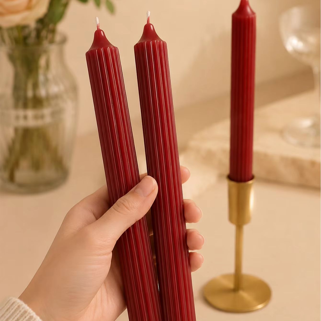 Набор из 4 ароматических свече – обзор и цена Home Fragrance Red Wine